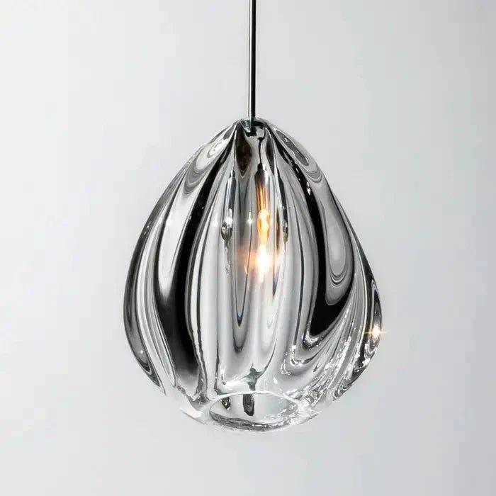 Modern Nordic Style Hand Blown Glass Pendant Crystal Chandelier For Dining Room/Living Room/Stairwell - Lightings Menu