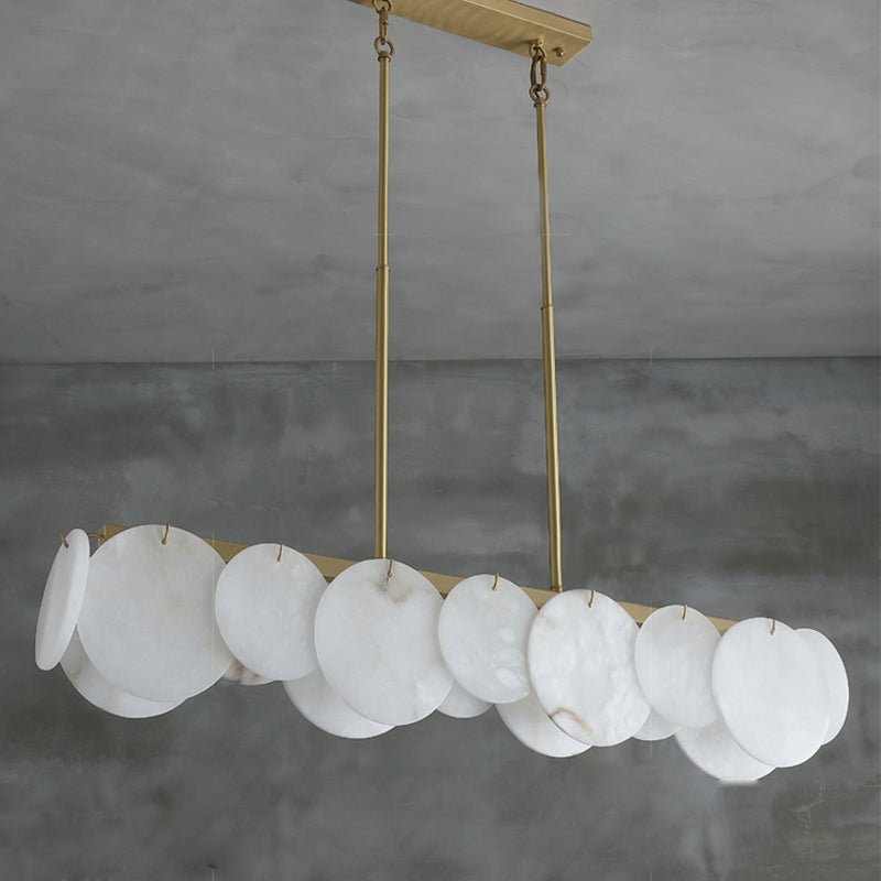Modernity Alabaster Linear Chandelier - Lightings Menu