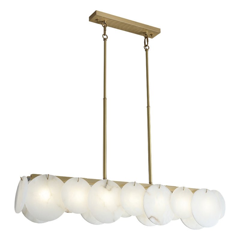 Modernity Alabaster Linear Chandelier - Lightings Menu