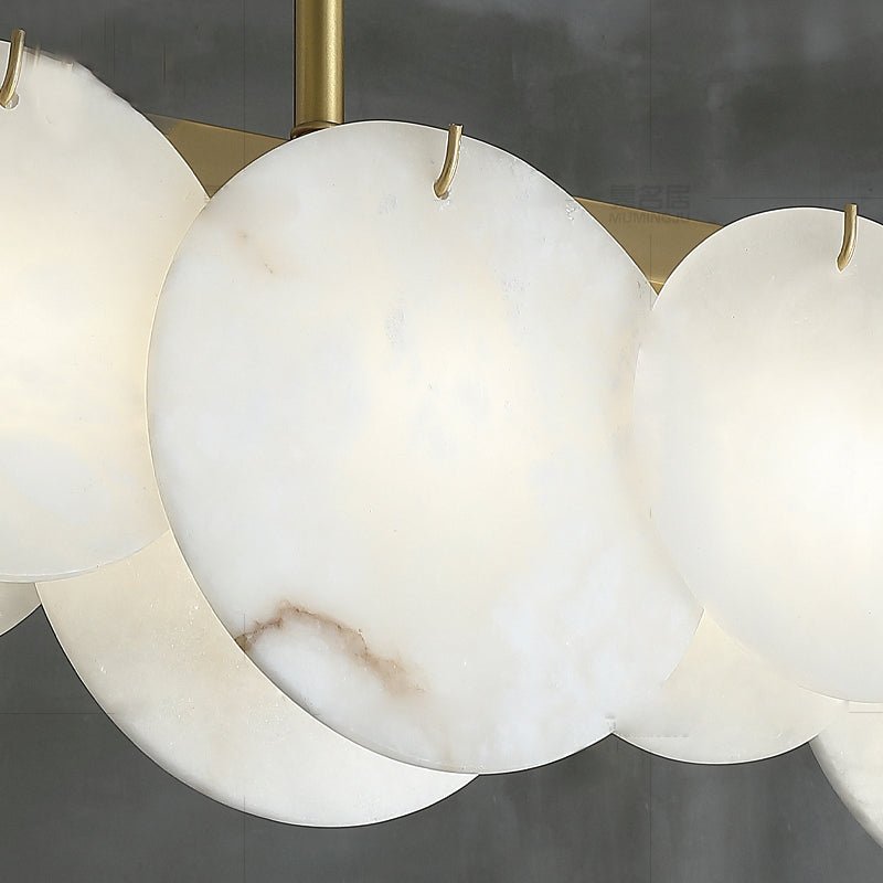 Modernity Alabaster Linear Chandelier - Lightings Menu