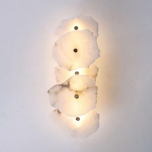 Nasile Alabaster Wall Sconce - Lightings Menu