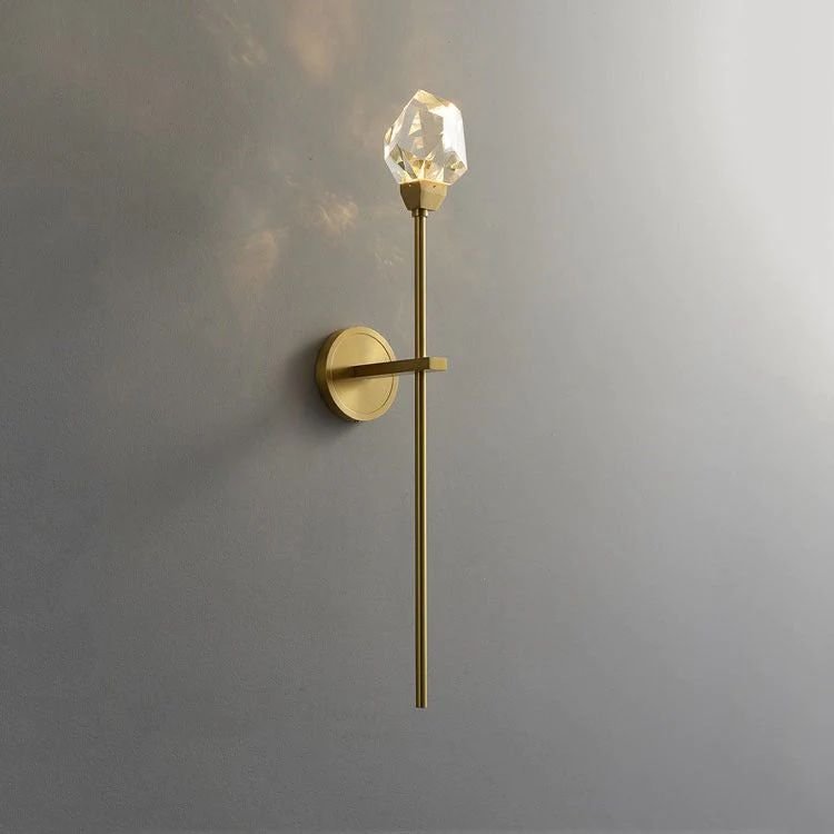 Nicole Crystal Wall Sconce Rod - Lightings Menu