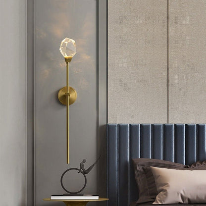 Nicole Crystal Wall Sconce Rod - Lightings Menu