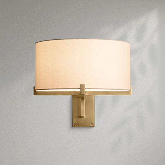 Pauillec Drum Shade Swing - Arm Sconce - Lightings Menu
