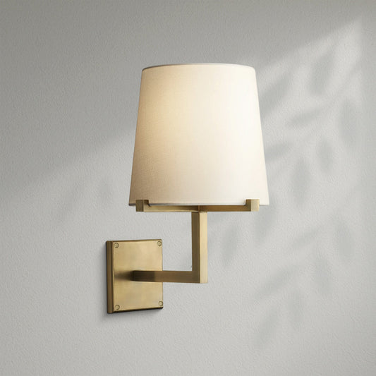 Pauillec Fabric Shade Grand Sconce - Lightings Menu