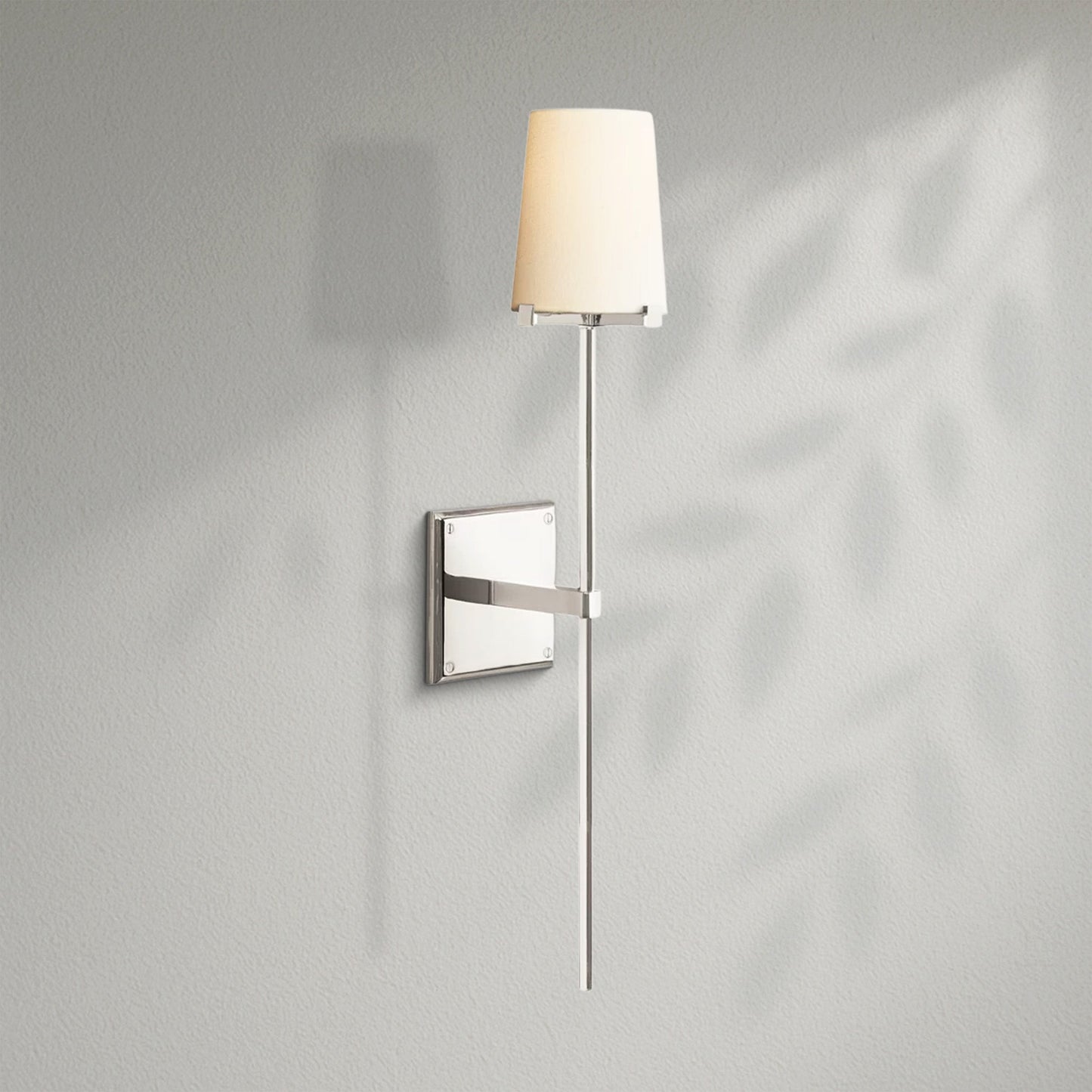 Pauillec Fabric Shade Torch Sconce - Lightings Menu