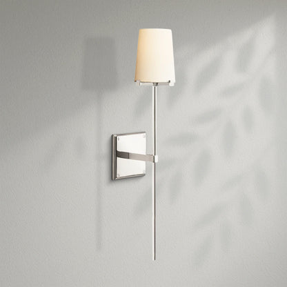 Pauillec Fabric Shade Torch Sconce - Lightings Menu