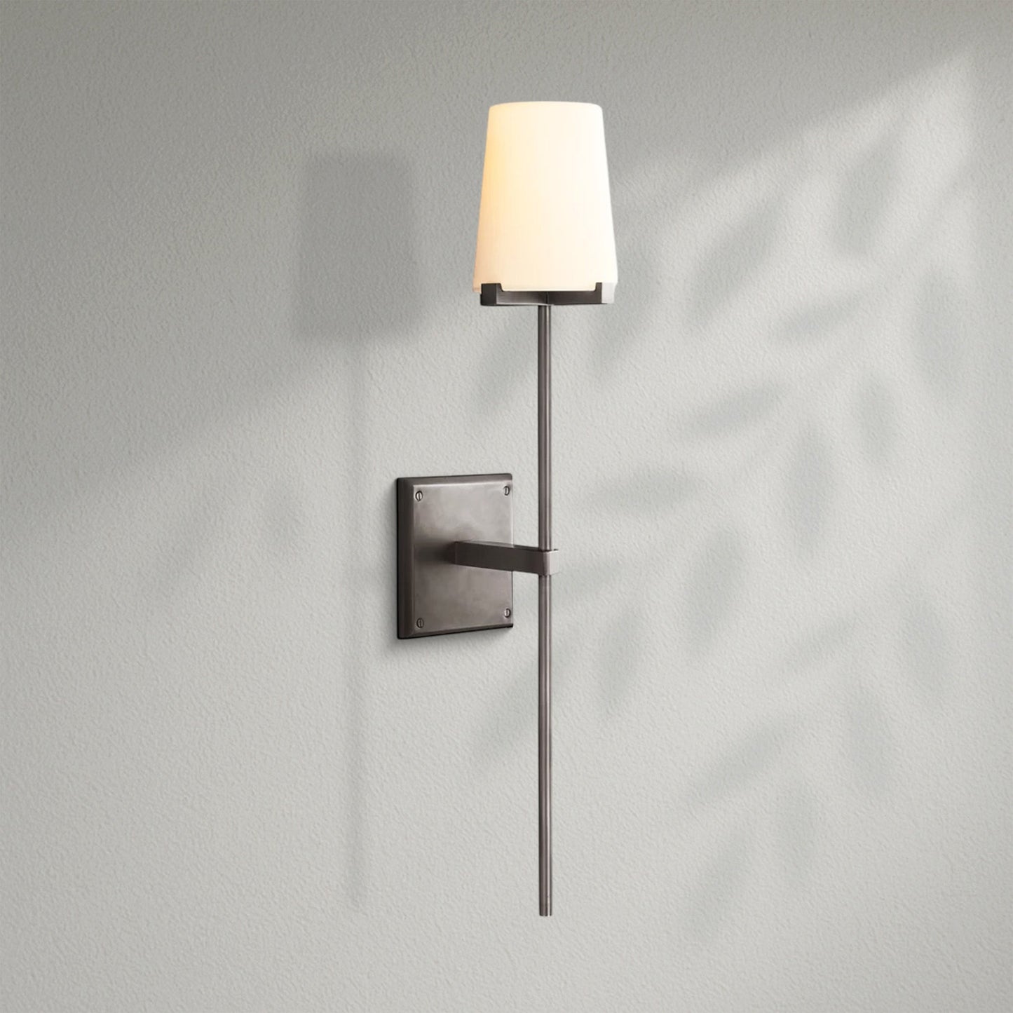 Pauillec Fabric Shade Torch Sconce - Lightings Menu