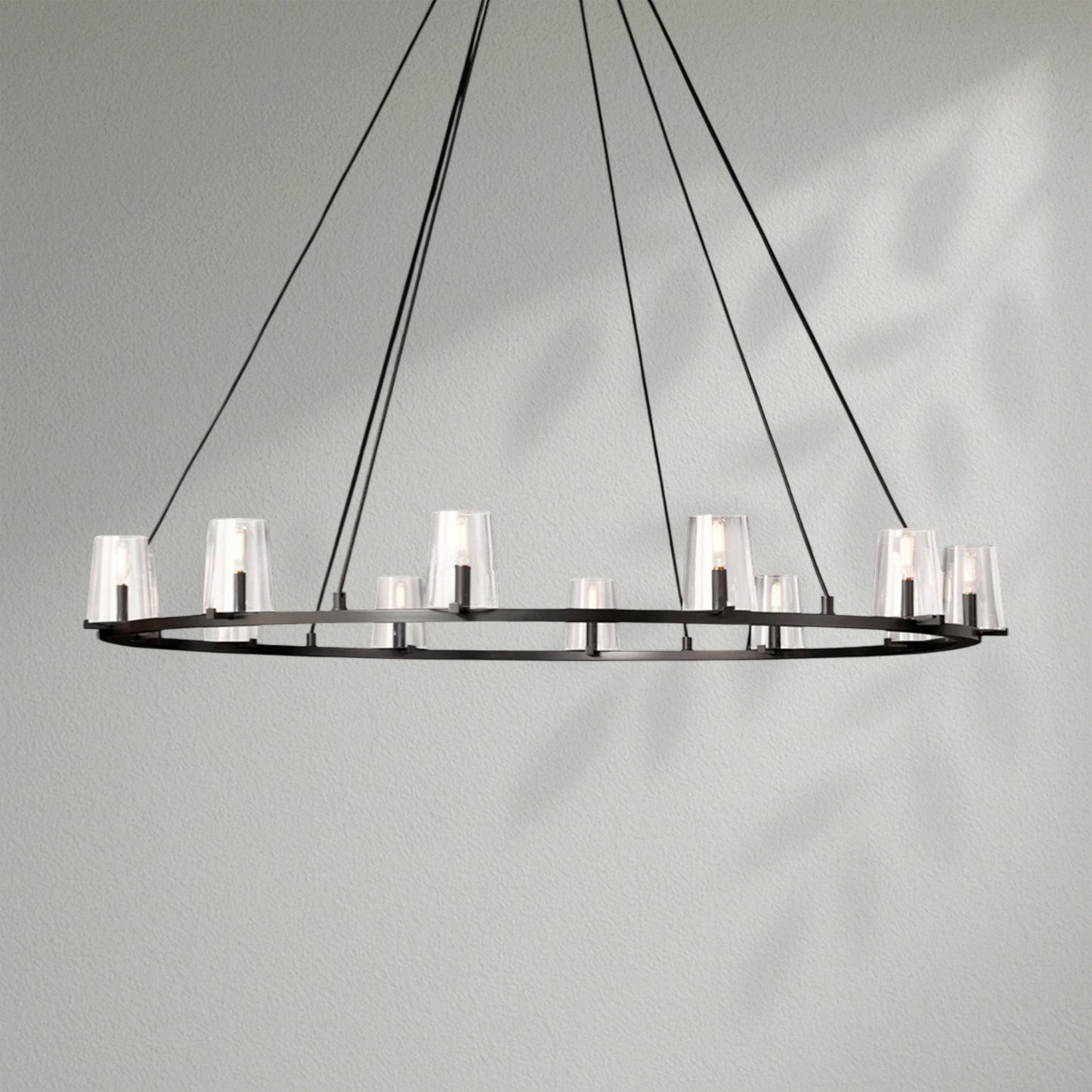 Pauillec Glass Round Chandelier - Lightings Menu