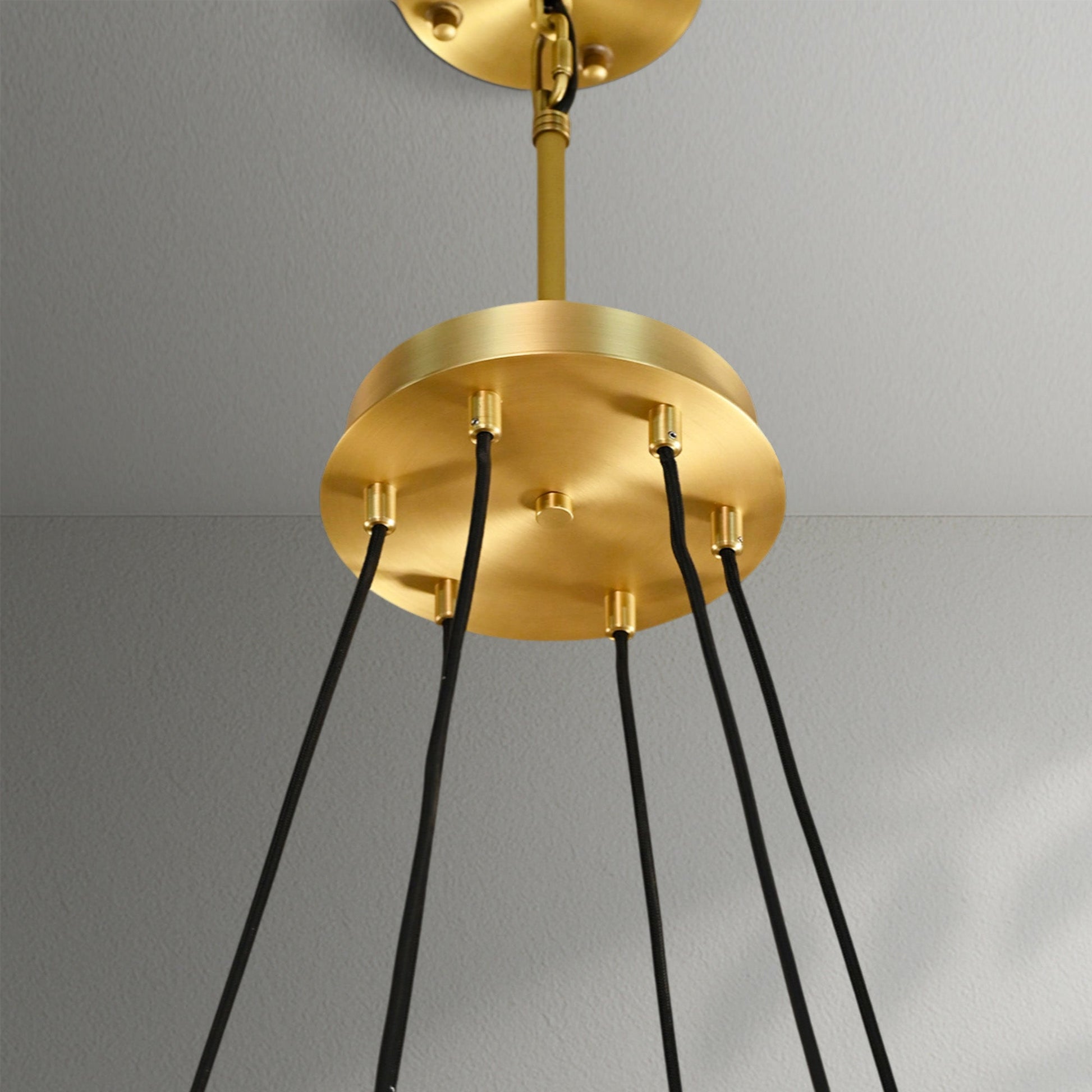 Pauillec Glass Round Chandelier - Lightings Menu