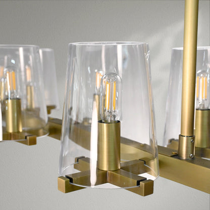 Pauillec Modern Linear Chandelier - Lightings Menu