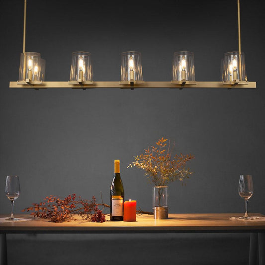 Pauillec Modern Linear Chandelier - Lightings Menu