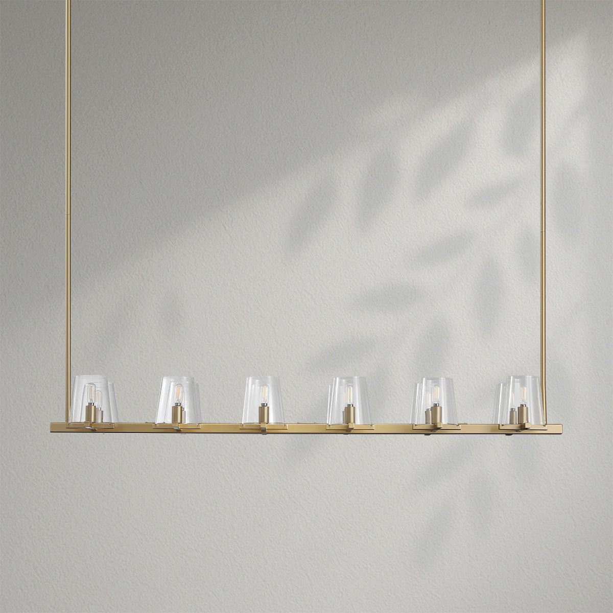 Pauillec Modern Linear Chandelier - Lightings Menu