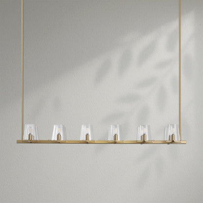 Pauillec Modern Linear Chandelier - Lightings Menu