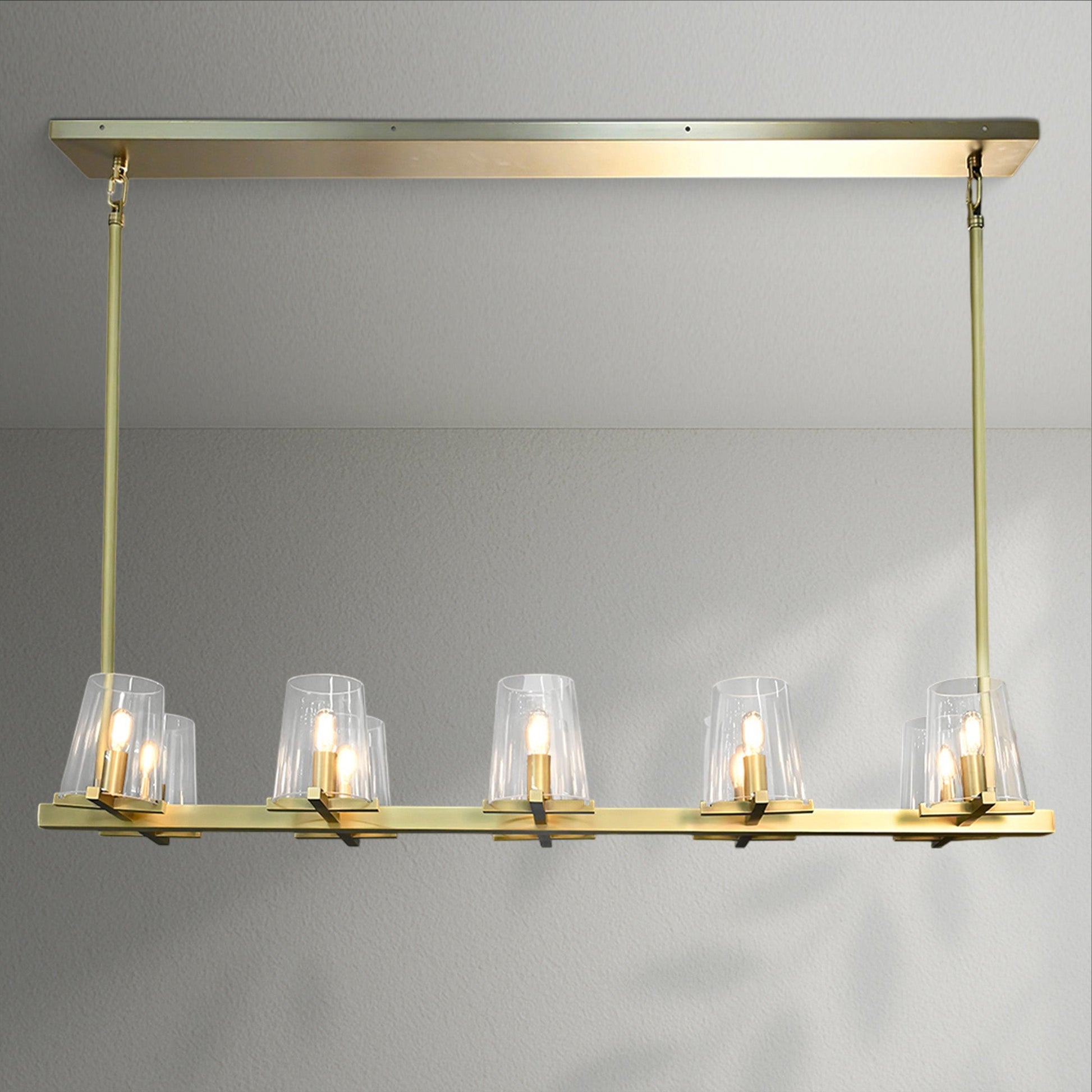 Pauillec Modern Linear Chandelier - Lightings Menu
