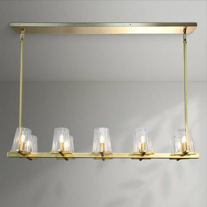 Pauillec Modern Linear Chandelier - Lightings Menu