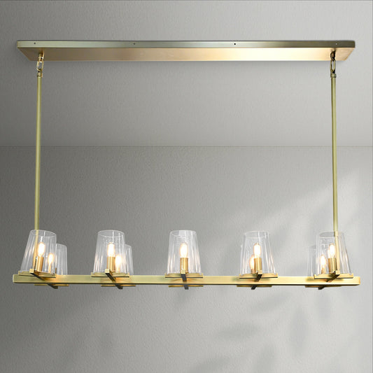 Pauillec Modern Linear Chandelier - Lightings Menu