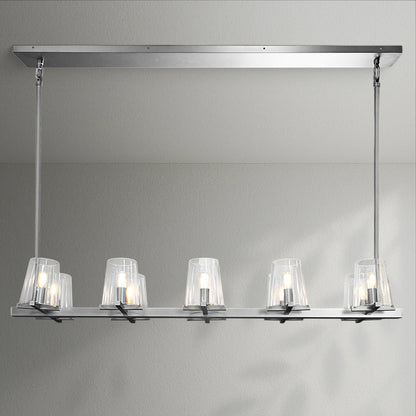 Pauillec Modern Linear Chandelier - Lightings Menu