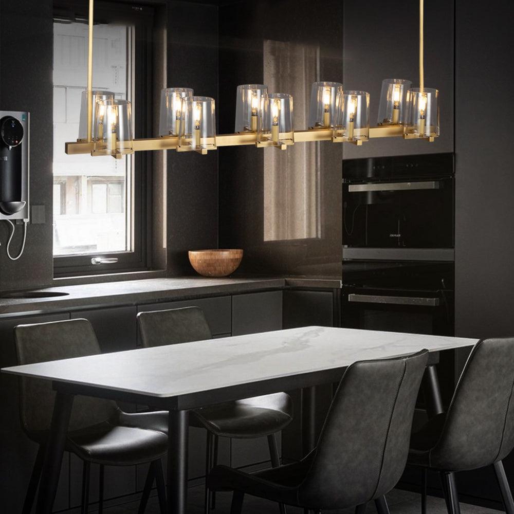 Pauillec Modern Linear Chandelier - Lightings Menu