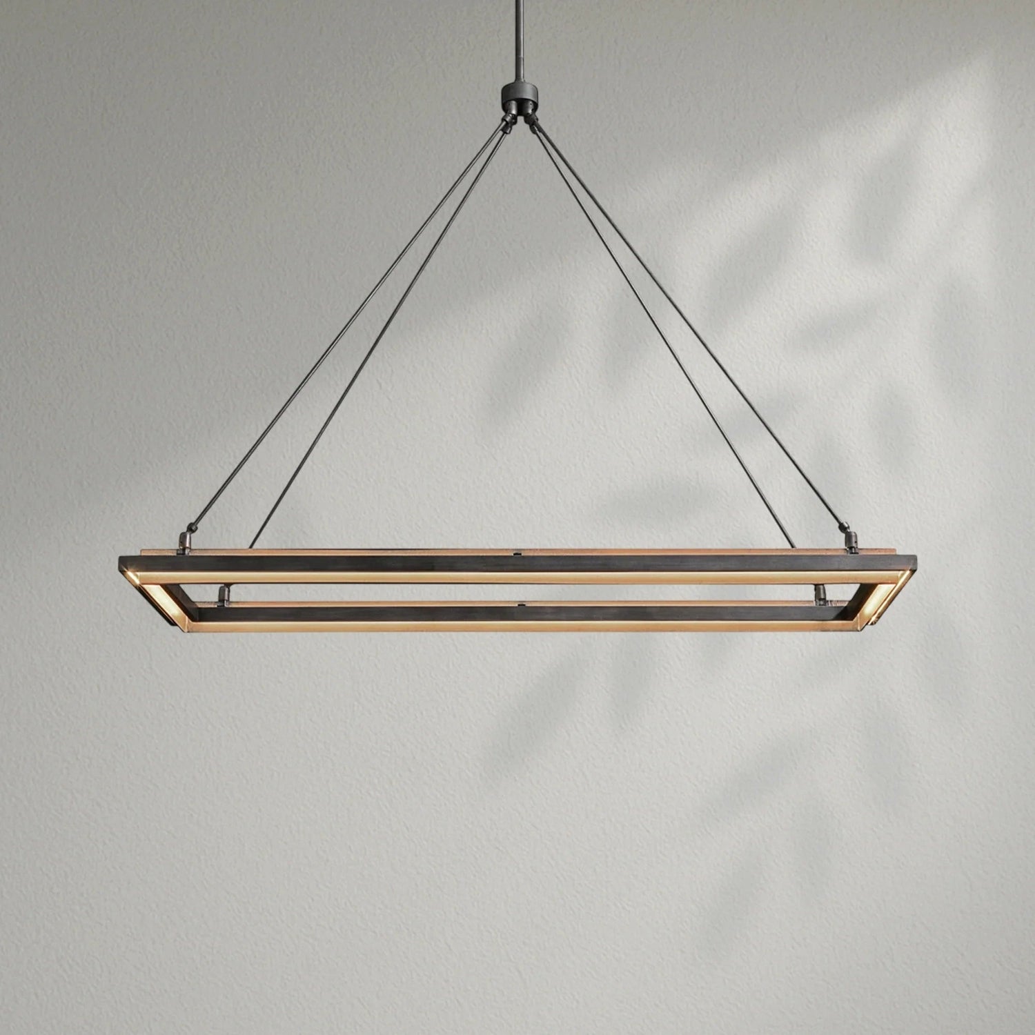 Peraltan Rectangular Chandelier - Lightings Menu