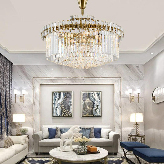 Phyllaris Crystal Chandelier - Lightings Menu