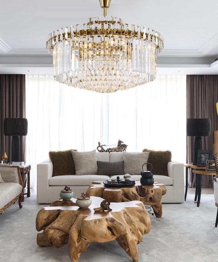 Phyllaris Crystal Chandelier - Lightings Menu