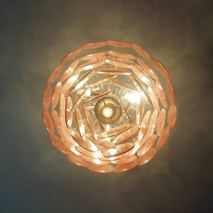 Pink Vintage Murano Glass Tiered Chandelier - Lightings Menu
