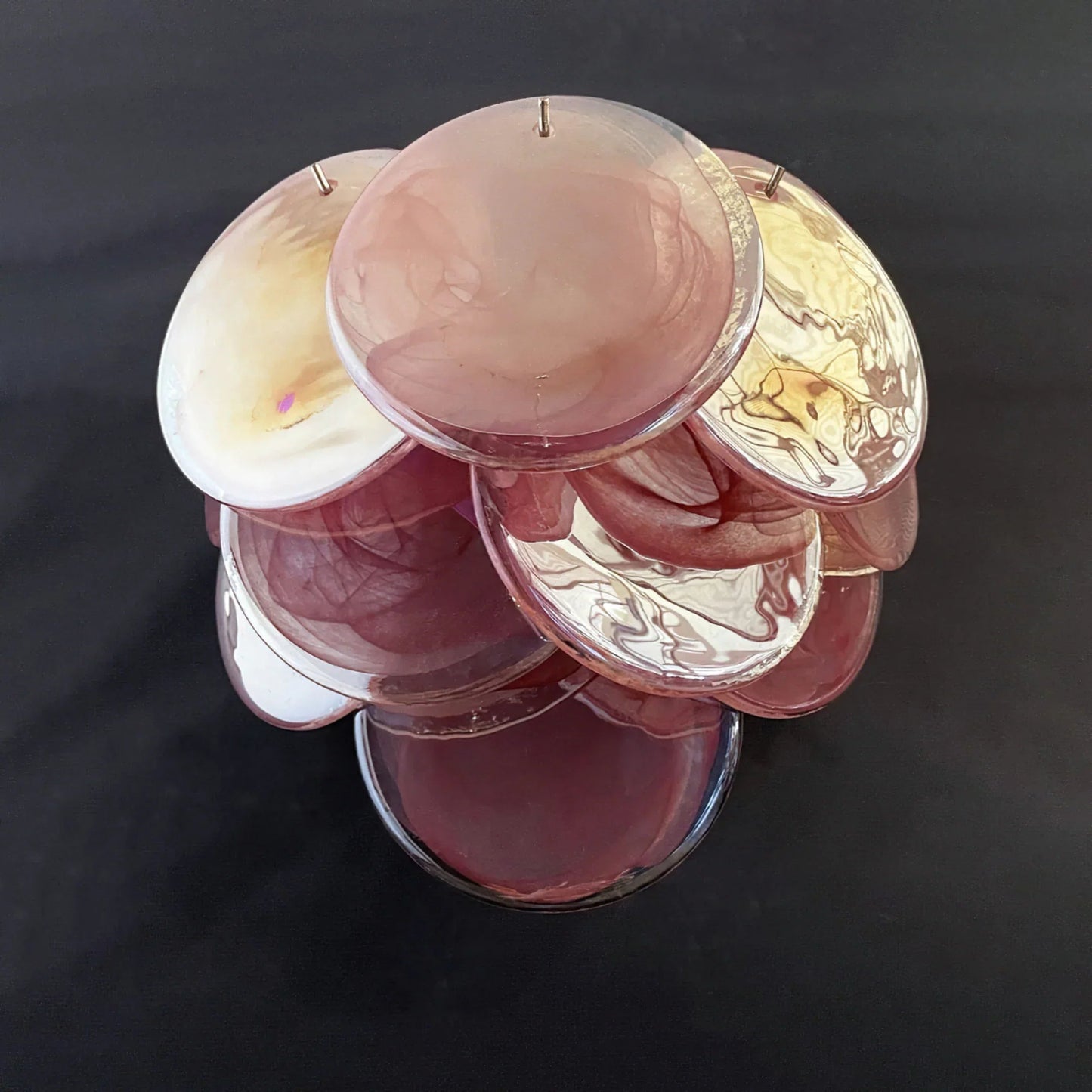 Pink Vintage Murano Glass Wall Sconce - Lightings Menu