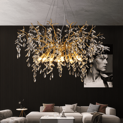 Postmodern Creative Crystal Branch Chandelier - Lightings Menu