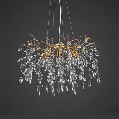 Postmodern Creative Crystal Branch Chandelier - Lightings Menu