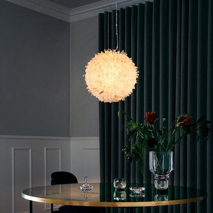 Primary Crystal Cluster Ball Pendant Light - Lightings Menu