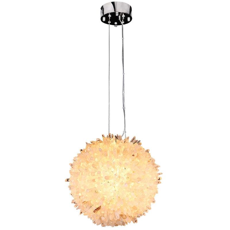 Primary Crystal Cluster Ball Pendant Light - Lightings Menu