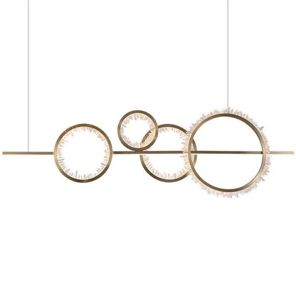 Primary Crystal Cluster Kitchen Island Chandelier - Lightings Menu
