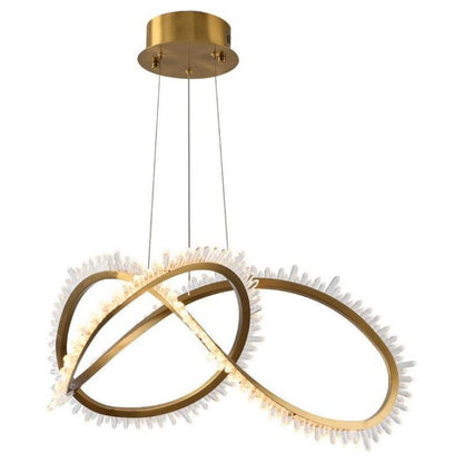 Primary Modern Living Room Rock Crystal Chandelier - Lightings Menu