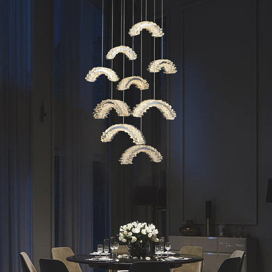 Primary Staircase Crystal Chandelier - Lightings Menu