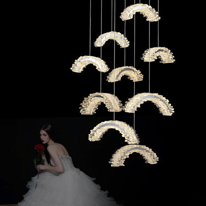 Primary Staircase Crystal Chandelier - Lightings Menu