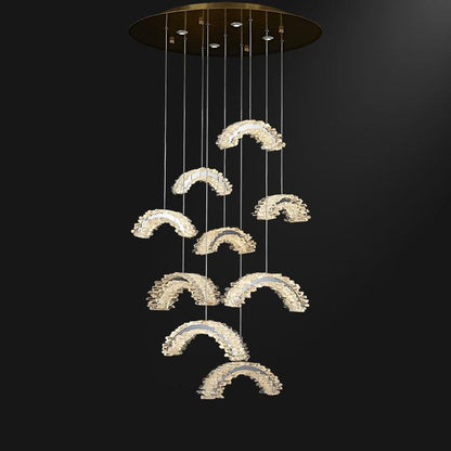 Primary Staircase Crystal Chandelier - Lightings Menu