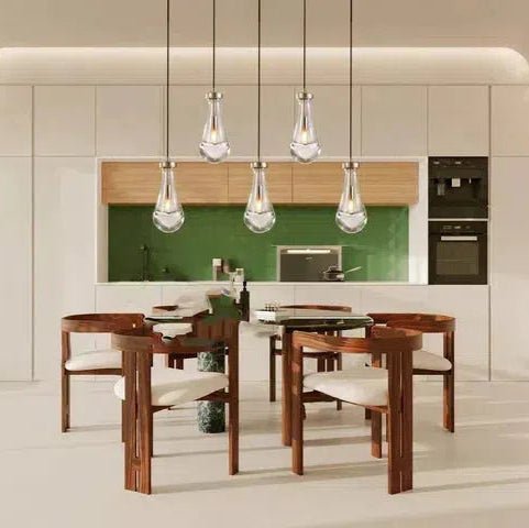 Raindrop Rod Linear Chandelier - Lightings Menu