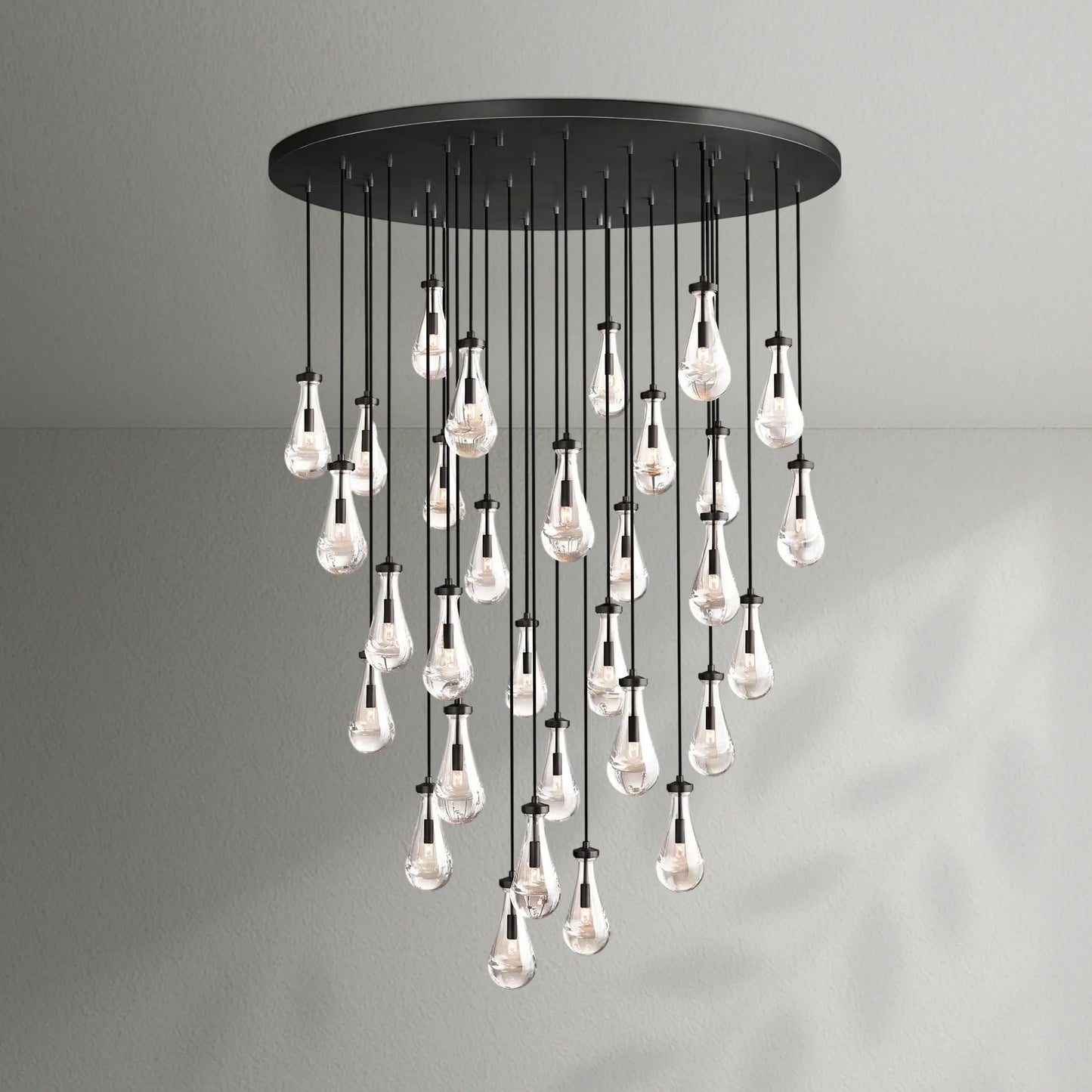 Raindrop Round Chandelier - Lightings Menu