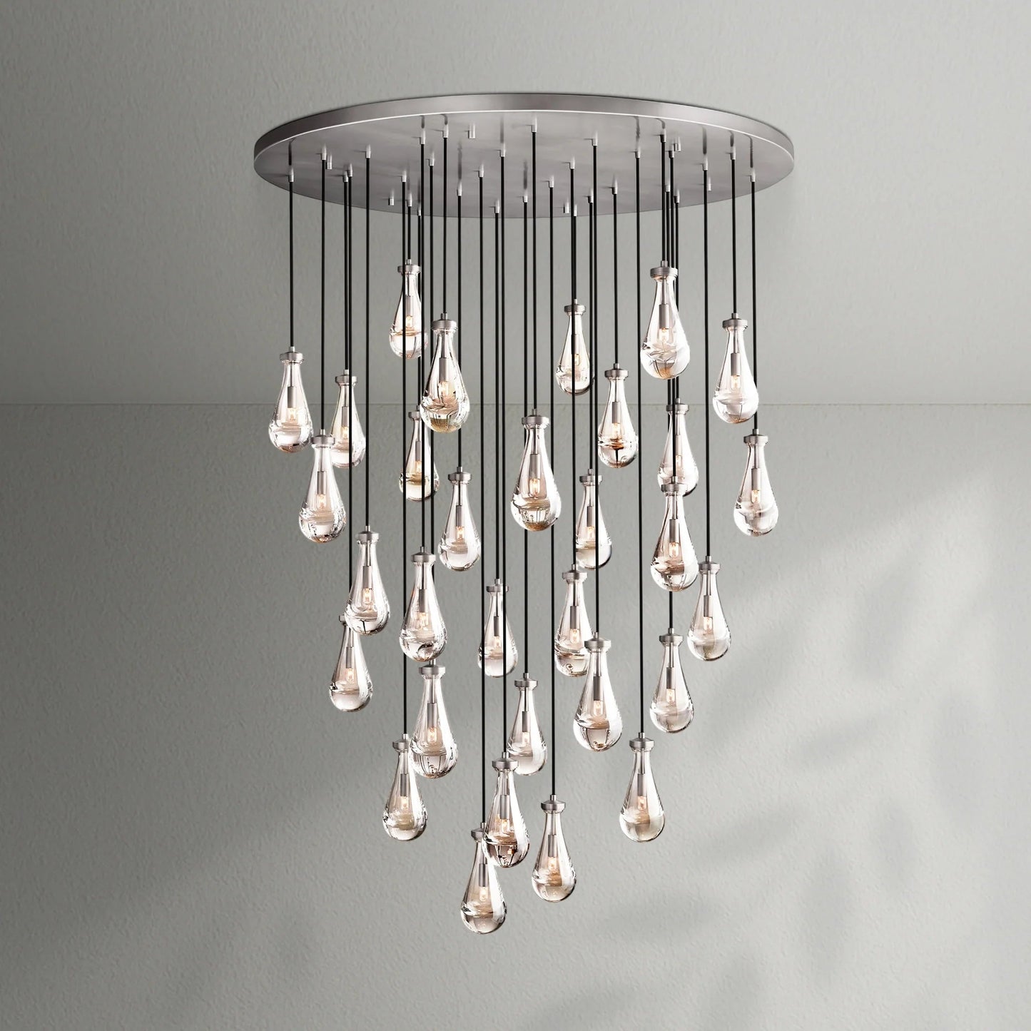 Raindrop Round Chandelier - Lightings Menu