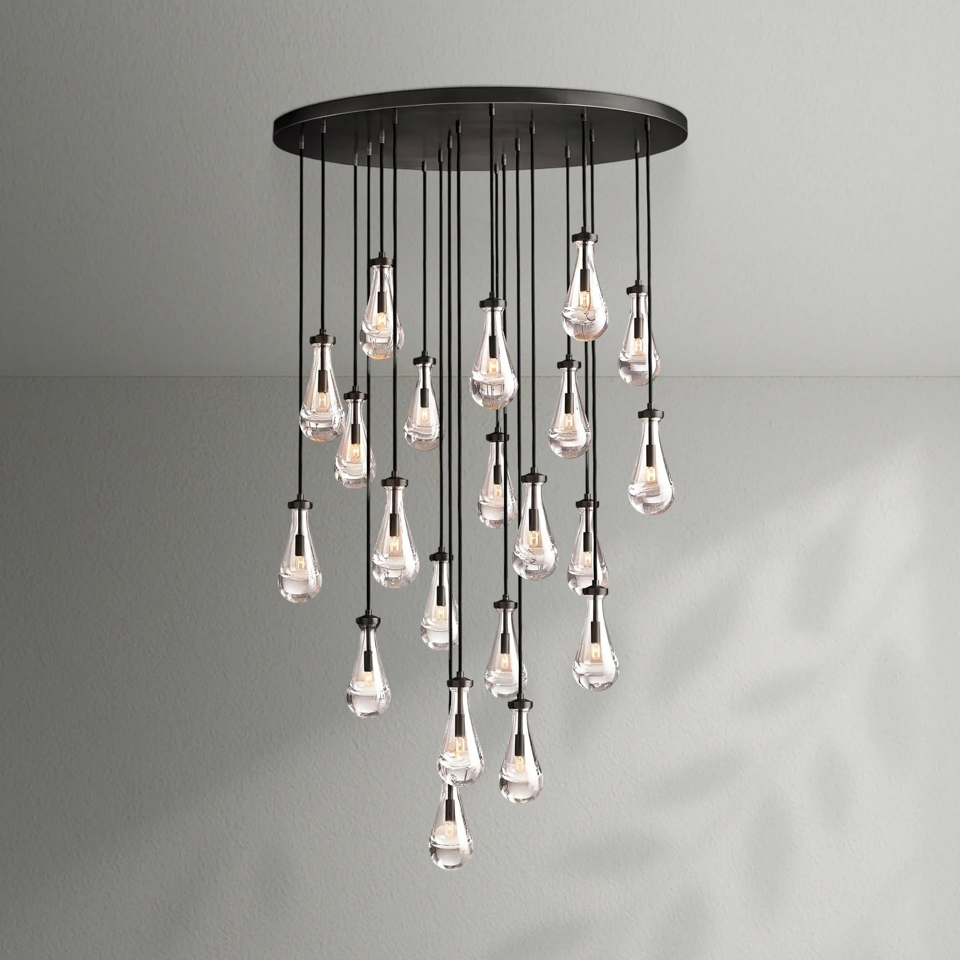 Raindrop Round Chandelier - Lightings Menu