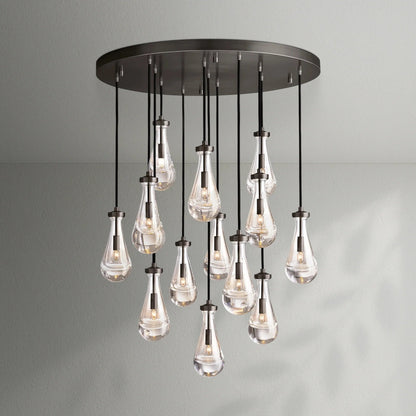 Raindrop Round Chandelier - Lightings Menu