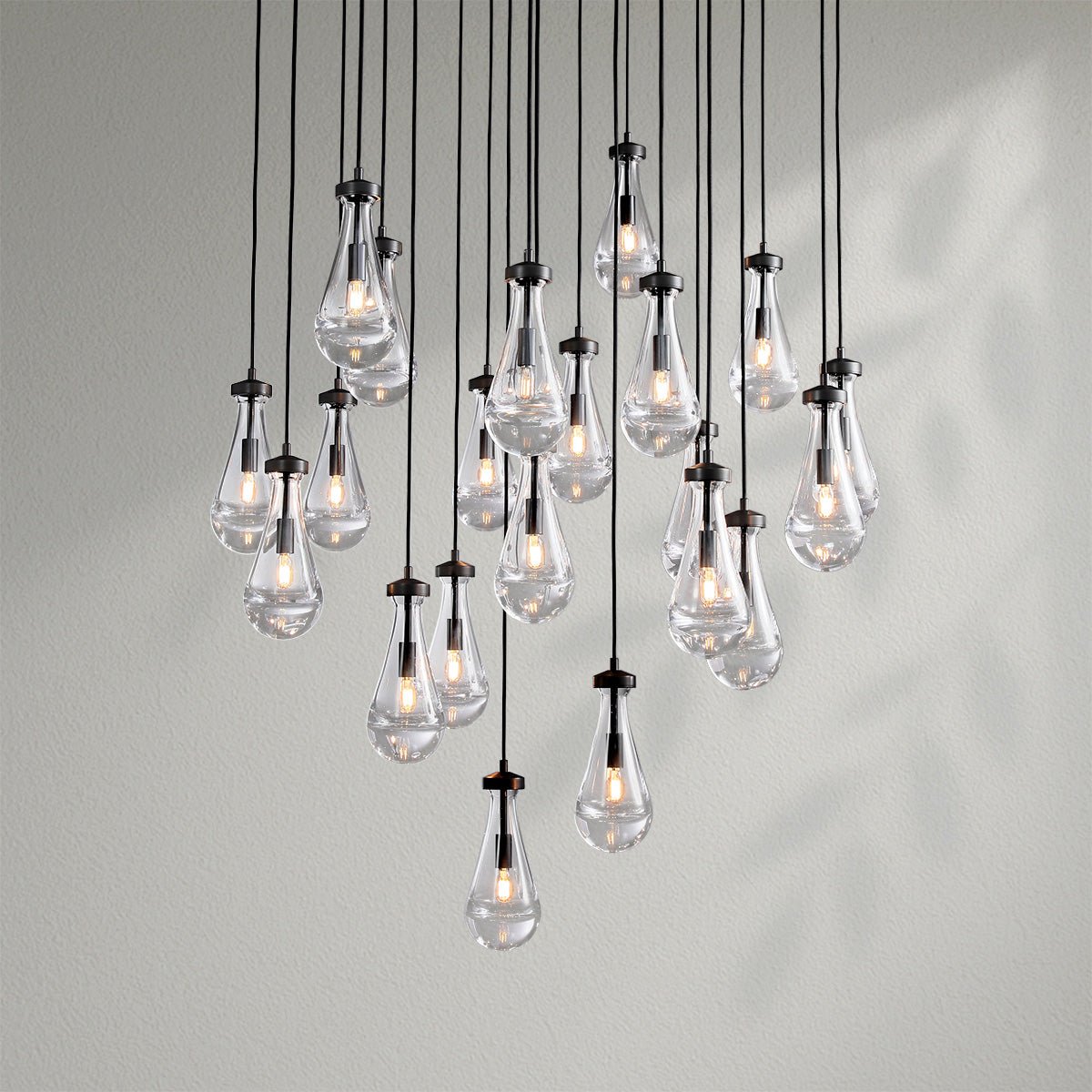 Raindrop Round Chandelier - Lightings Menu