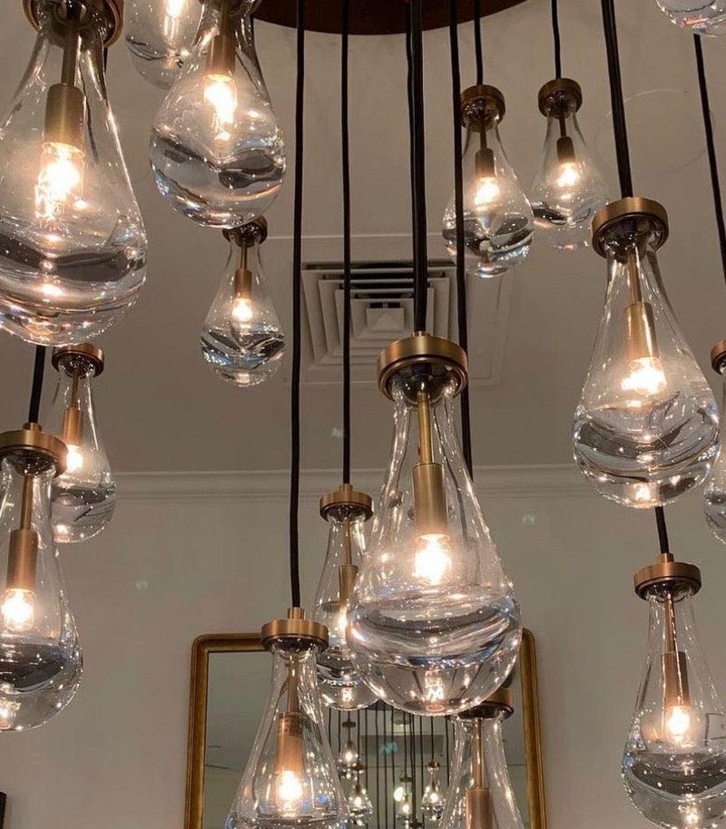 Raindrop Round Chandelier - Lightings Menu