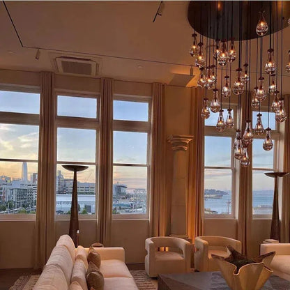 Raindrop Round Chandelier - Lightings Menu