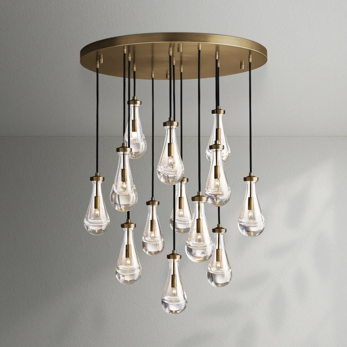 Raindrop Round Chandelier - Lightings Menu