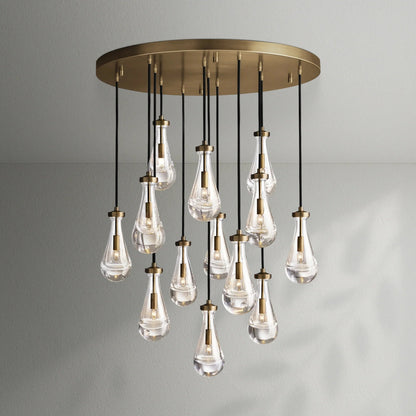 Raindrop Round Chandelier - Lightings Menu