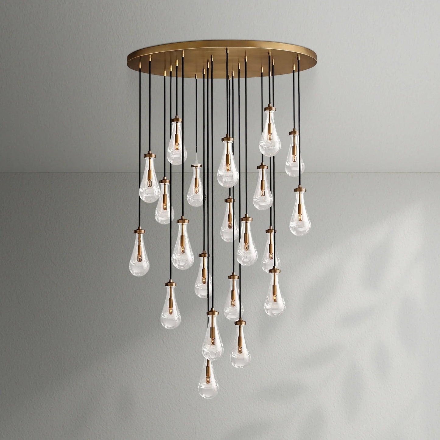 Raindrop Round Chandelier - Lightings Menu