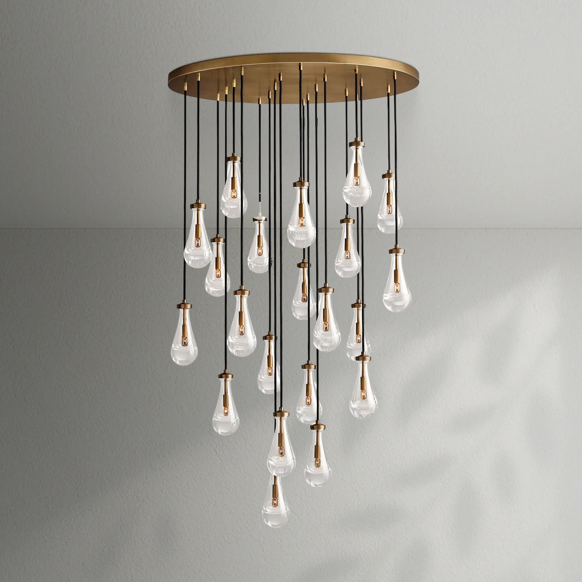 Raindrop Round Chandelier - Lightings Menu