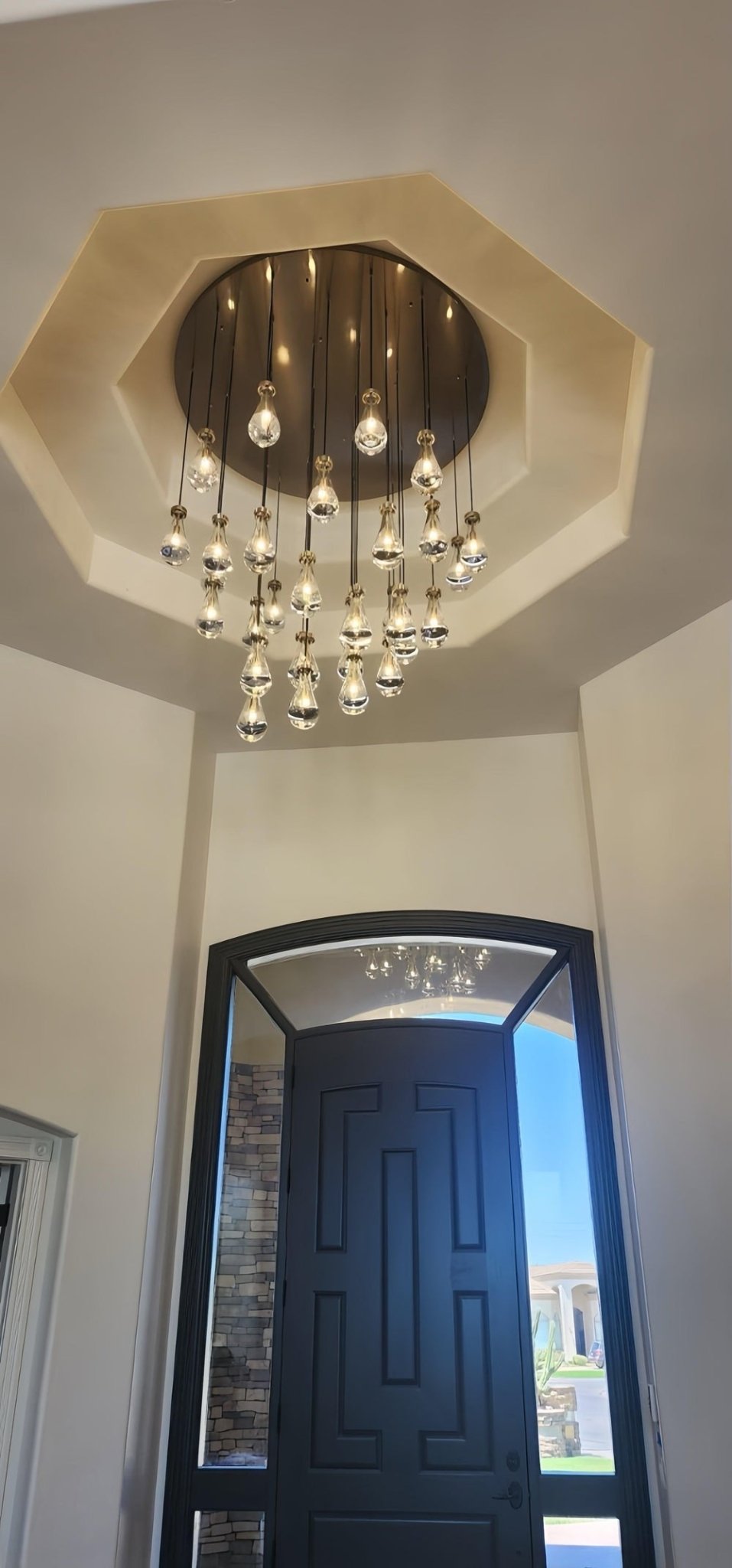 Raindrop Round Chandelier - Lightings Menu